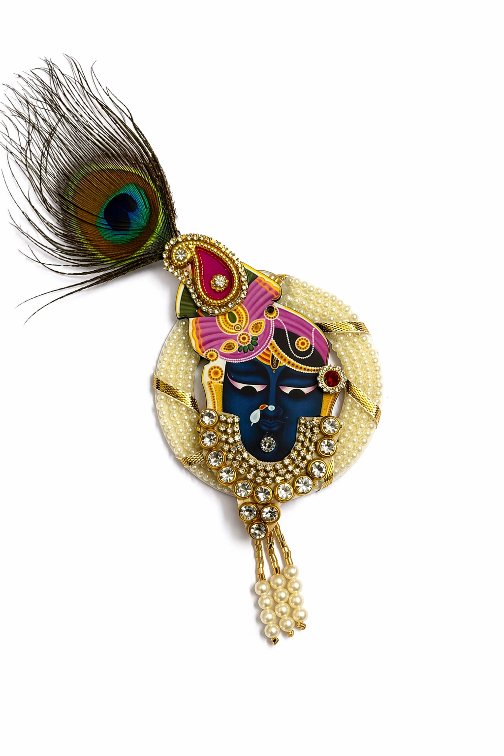 Designer Religious Brooch for Mandir & Festive Decor