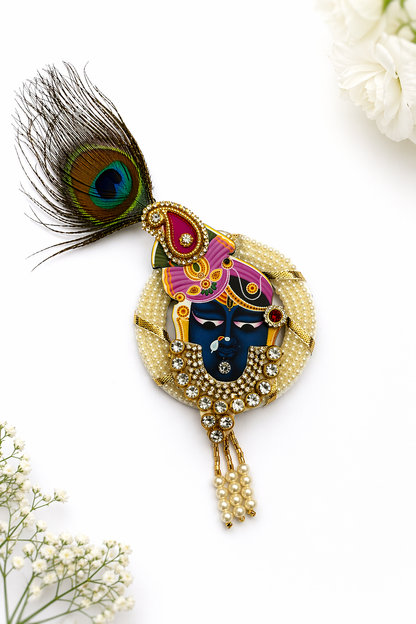 Designer Religious Brooch for Mandir & Festive Decor