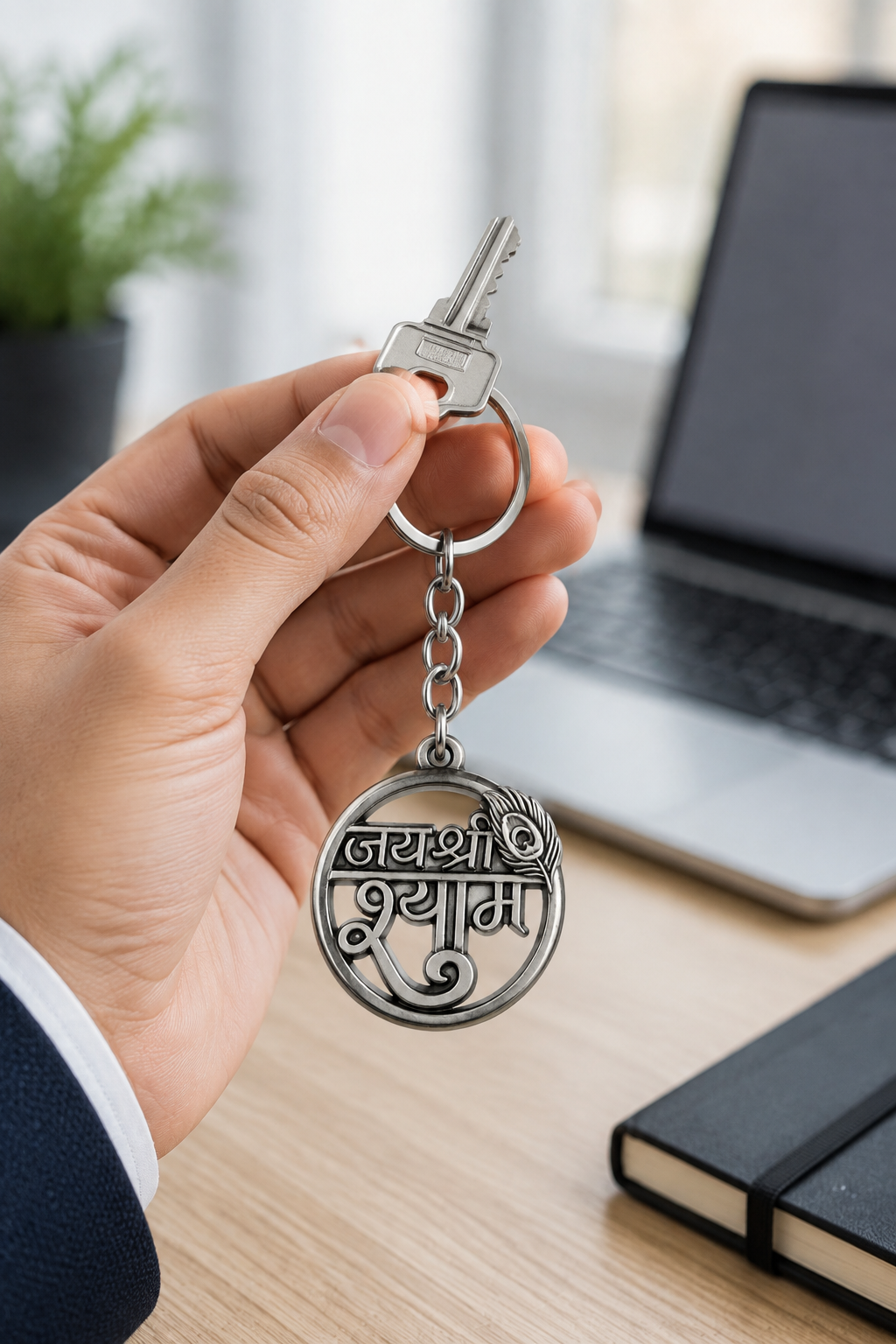 Shyam Kripa Keychain Gift Pack – Set of 4