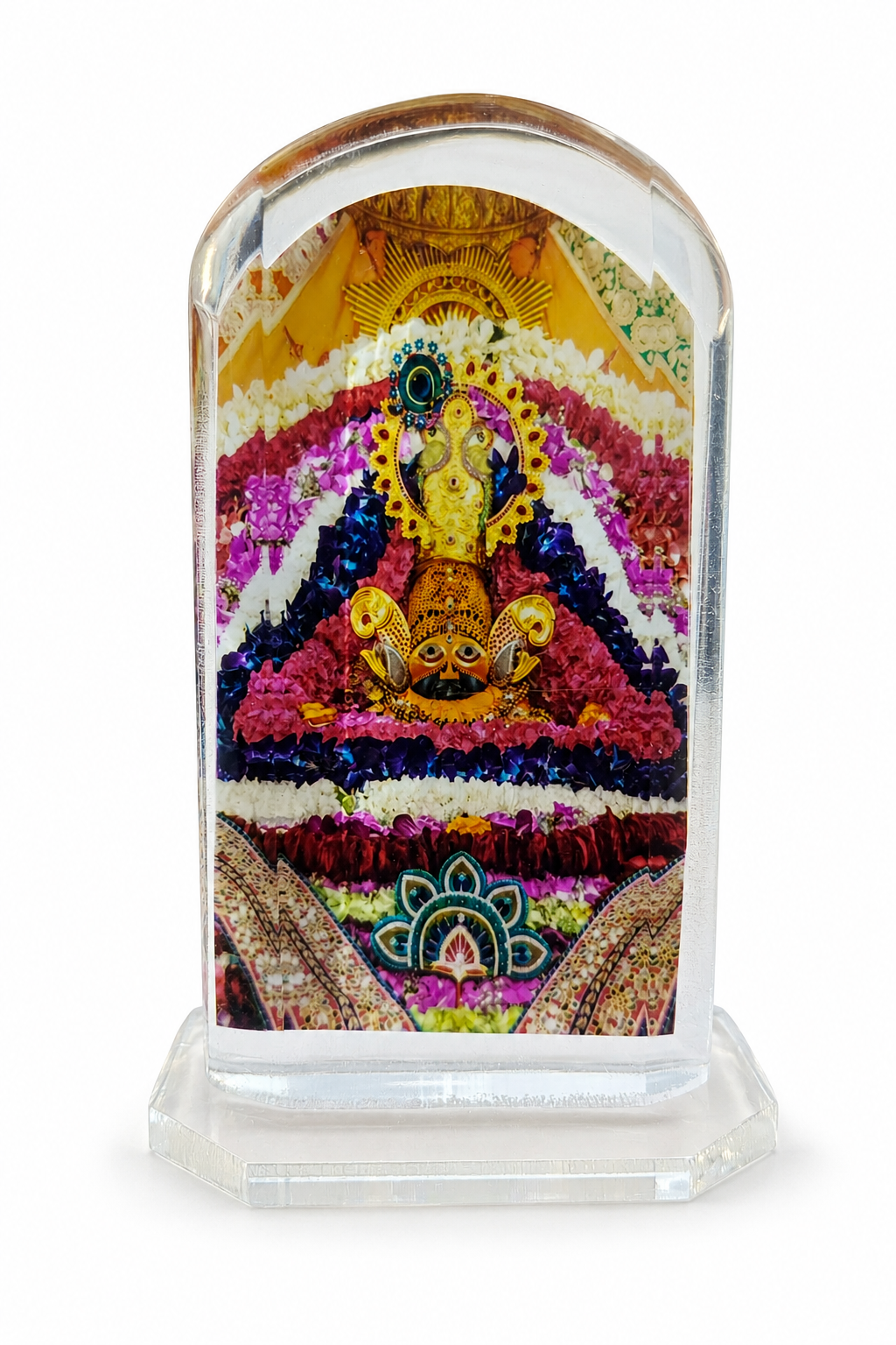 Shyam Baba Compact Acrylic Dashboard Stand