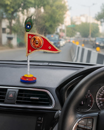 Khatu Shyam Baba Red Decorative Dhwaja