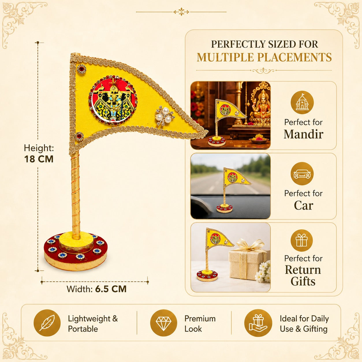 Premium Yellow Sawariya Seth Nishan