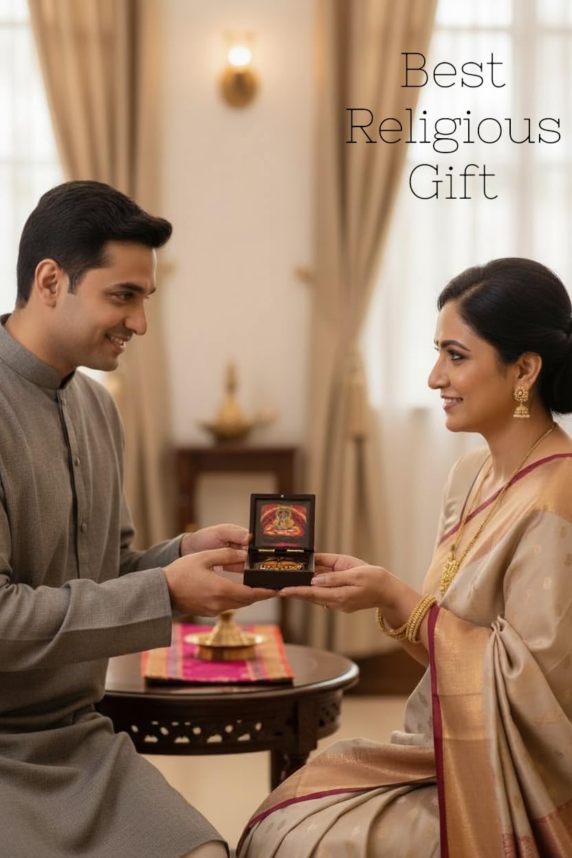 Khatu Shyam Ji Charan Paduka with Photo in Premium Wooden Box