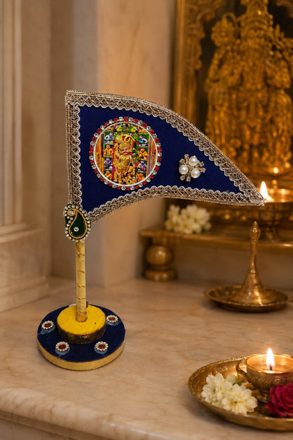 Sarangpur Hanuman Ji  Nishan – Navy Blue