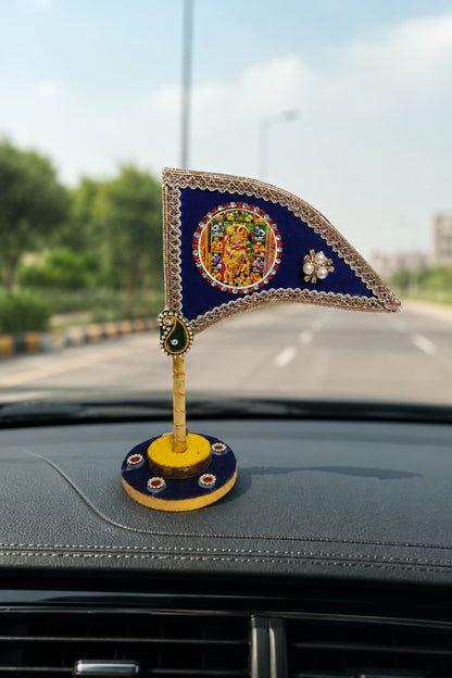 Sarangpur Hanuman Ji  Nishan – Navy Blue