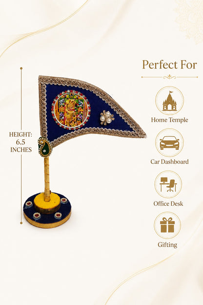 Sarangpur Hanuman Ji  Nishan – Navy Blue